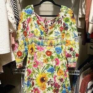 Alice and Olivia Flower Dress